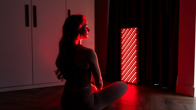 AmaraPure red light therapy in use