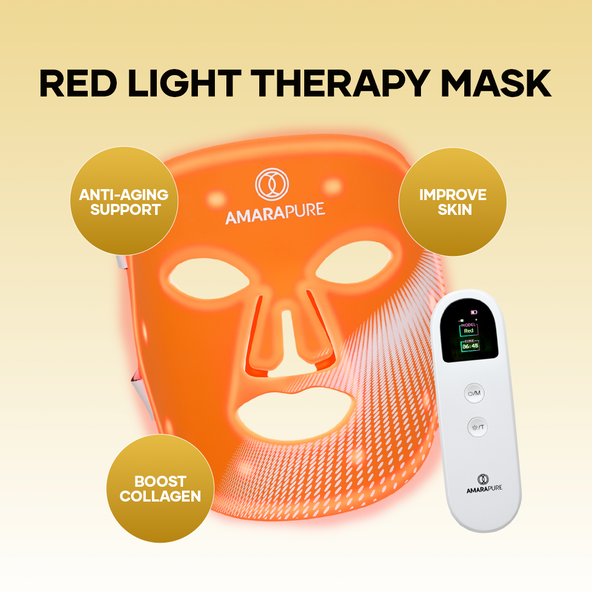 Rødt lys LED-maske AP714 PRO